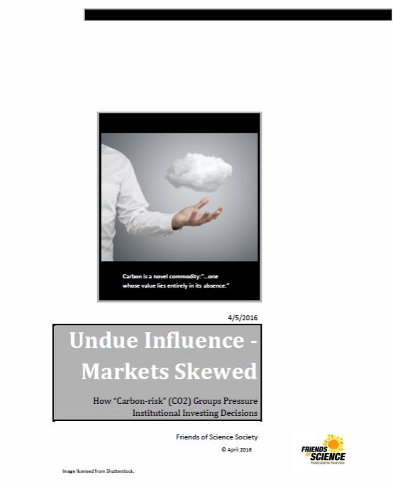 cover undue influence markets skewed