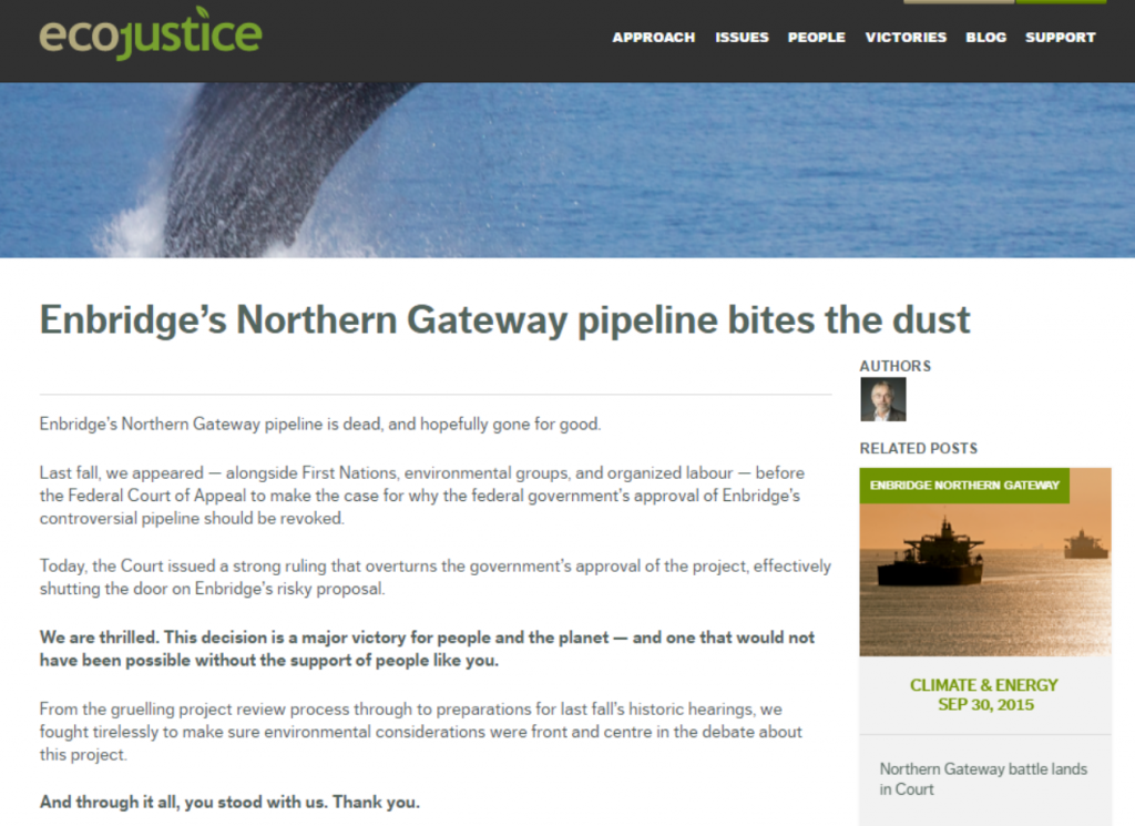 This image has an empty alt attribute; its file name is ecojustice-we-are-thrilled-northern-gateway-1024x745.png